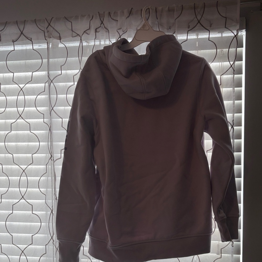 Carhartt Women's Purple Hoodie with Logo - Picture 2 of 3